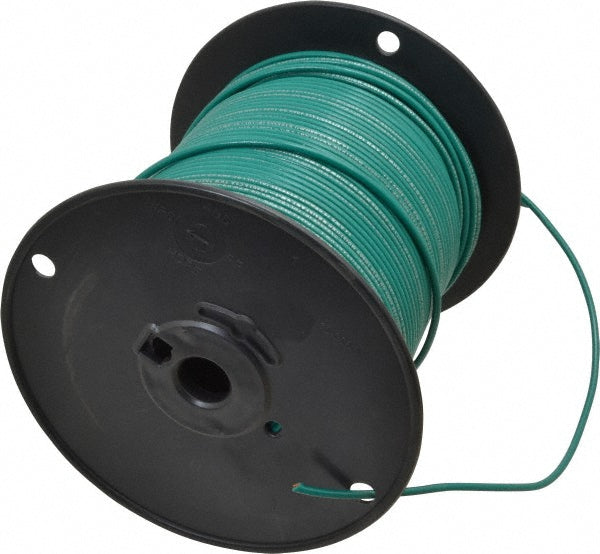 Southwire 411030505 Machine Tool Wire 14 AWG, Green, 500' Long, Polyvinylchloride, 0.136" OD