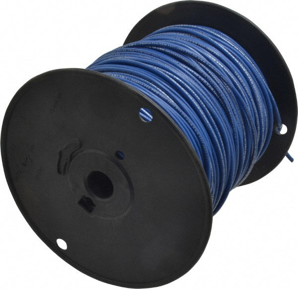 Southwire 411030506 Machine Tool Wire 14 AWG, Blue, 500' Long, Polyvinylchloride, 0.136" OD