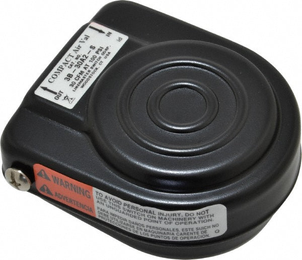 LINEMASTER 3B-30A2-S Manually Operated Valve 0.13" NPT Outlet, Compact Air Valve