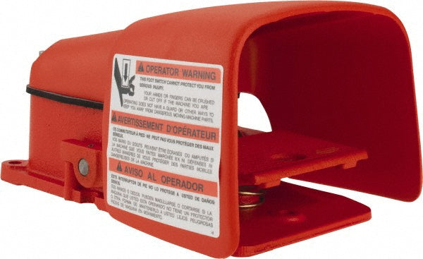 LINEMASTER 531-SWH 1 Treadle, 20 Amp, 1 hp, Momentary (MO), SPDT, Electric Foot Switch