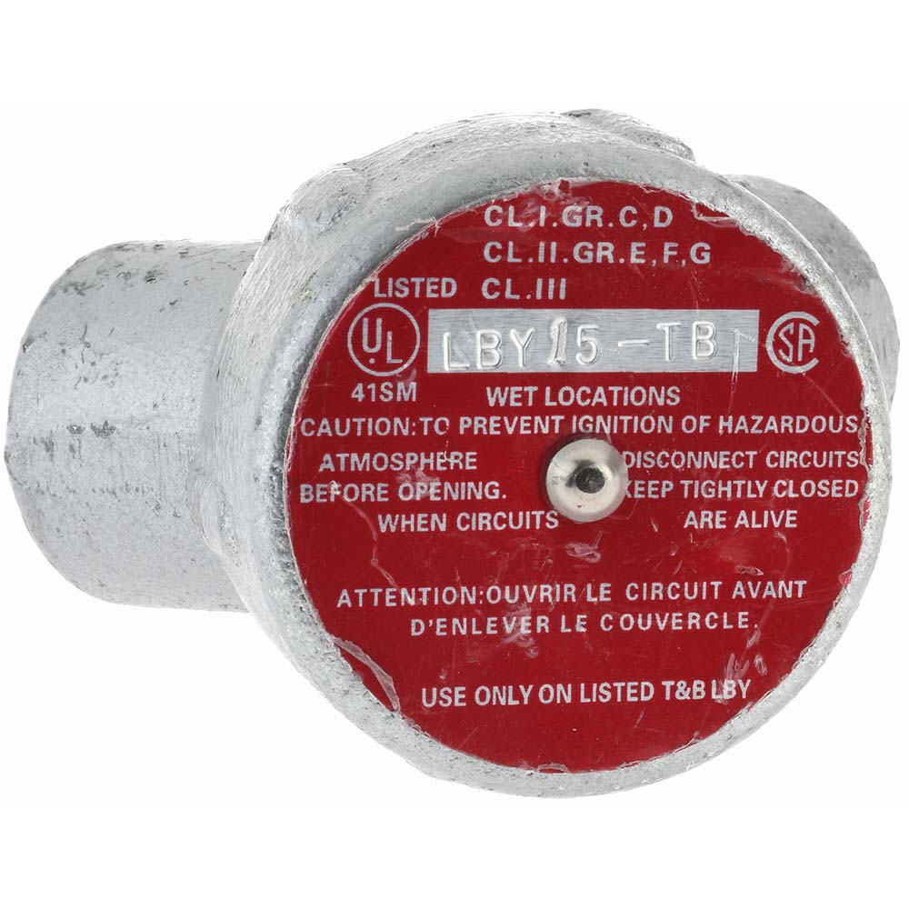 Thomas & Betts LBY15-TB Conduit Elbow For Rigid & Intermediate (IMC), Iron, 1/2" Trade Size