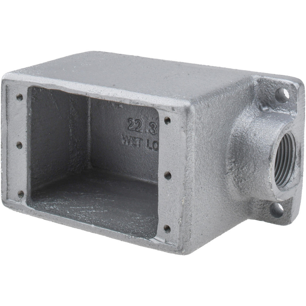 Thomas & Betts FD2-TB Electrical Device Box Iron, Rectangle, 2-3/4" OAW, 1 Gang