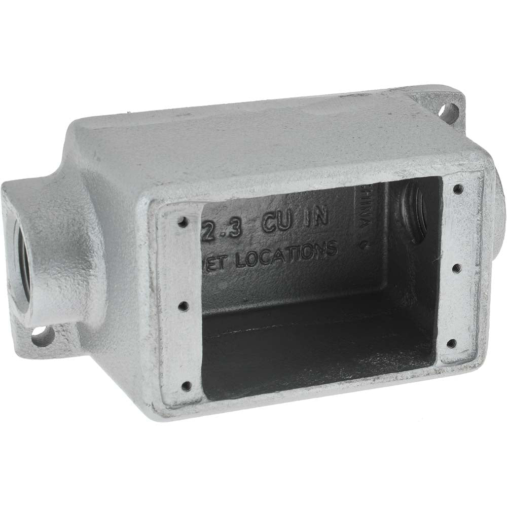 Thomas & Betts FDC2-TB Electrical Device Box Iron, Rectangle, 1 Gang