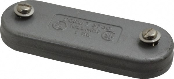 Hubbell Killark 370C 1" Trade, Cast Iron Conduit Body Cover Plate