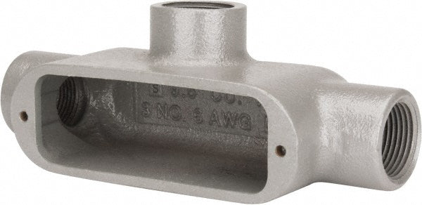 Hubbell Killark OT-2M Form 35, T Body, 3/4" Trade, IMC, Rigid Malleable Iron Conduit Body