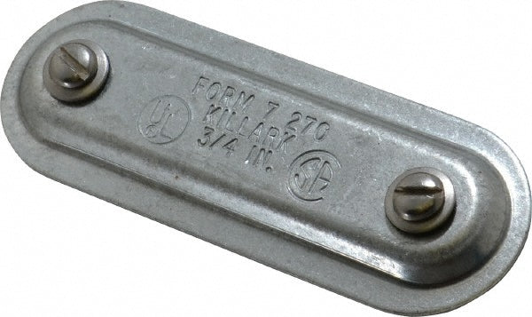 Hubbell Killark 270 3/4" Trade, Steel Conduit Body Cover Plate