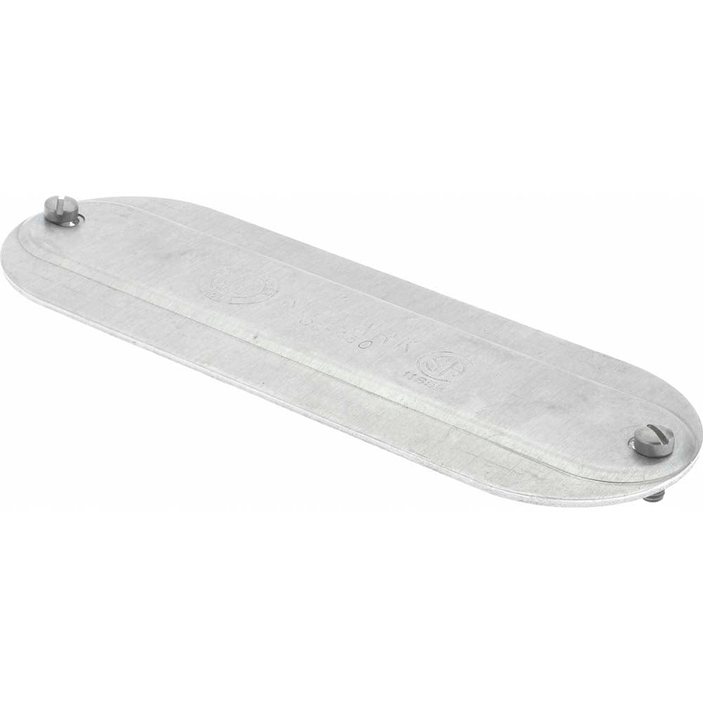 Hubbell Killark OL-450 1-1/4" & 1-1/2" Trade, Aluminum Conduit Body Cover Plate