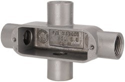 Hubbell Killark OX-1 Form 85, X Body, 1/2" Trade, IMC, Rigid Aluminum Conduit Body