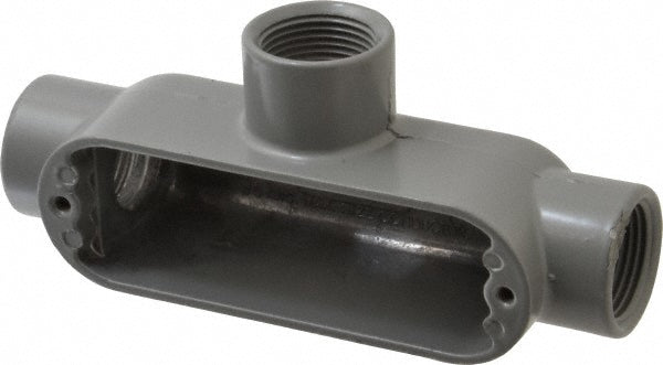 Hubbell Killark OT-2 Form 85, T Body, 3/4" Trade, IMC, Rigid Aluminum Conduit Body