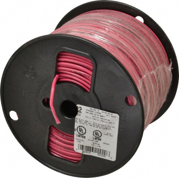 Southwire 22966601 Building Wire THHN, 12 AWG, Nylon, Stranded Core, 500' Long