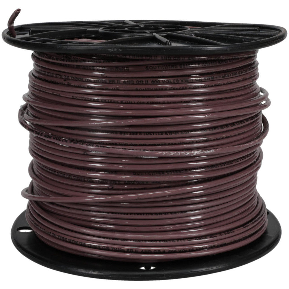 Southwire 22971601 Building Wire THHN, 12 AWG, Nylon, Stranded Core, 500' Long
