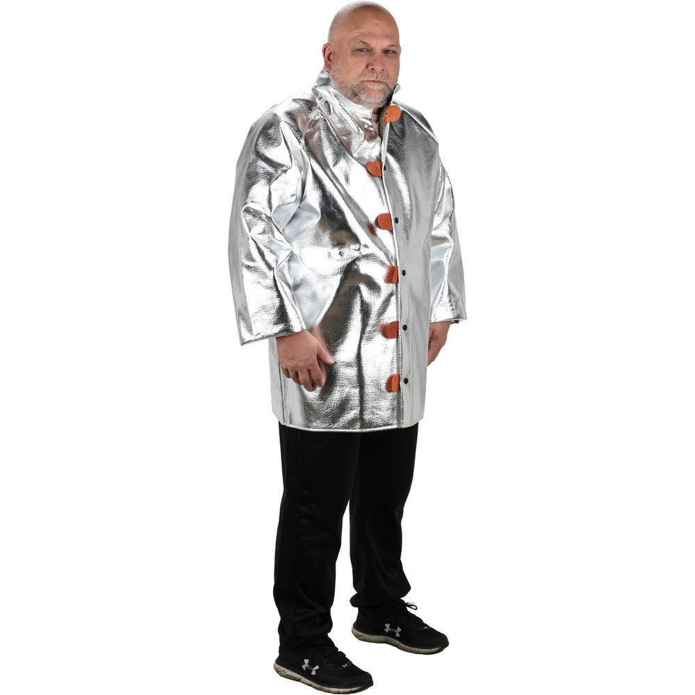 PRO-SAFE AL12-CK-50XL Jacket X-Large, 48 to 50" Chest, Aluminized Kevlar, Snaps Closure