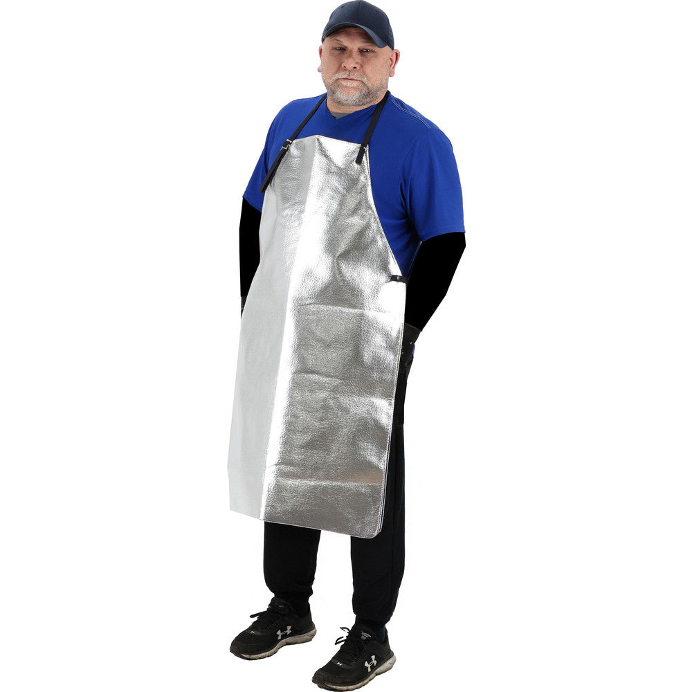 PRO-SAFE AL01-CK Bib Apron 24 x 39", Aluminized Carbon Kevlar
