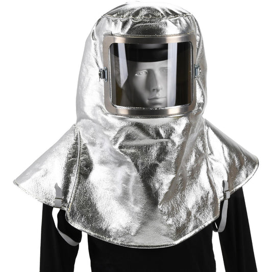 PRO-SAFE AL06-BK-SIL Universal Size, Aluminized Blended Kevlar Hood