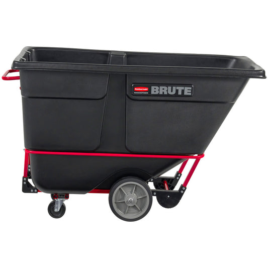 Rubbermaid FG131600BLA Hoppers & Basket Trucks Truck Type Tilt  Load Capacity (Lb) 2100  Body Material Resin  Number Of Wheels 4  Color Black  Additional Information Replaces MSC # 88096714