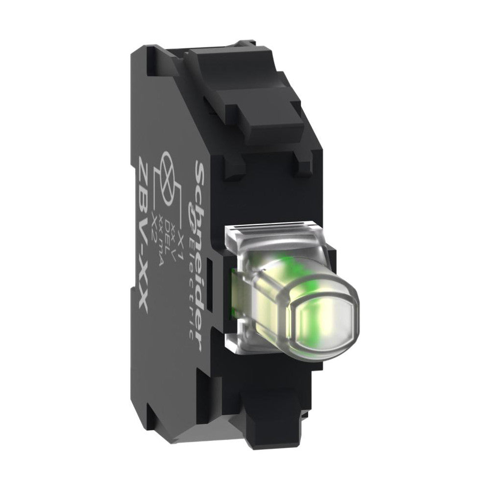 Schneider Electric ZBVG1 White Lens LED Indicating Light