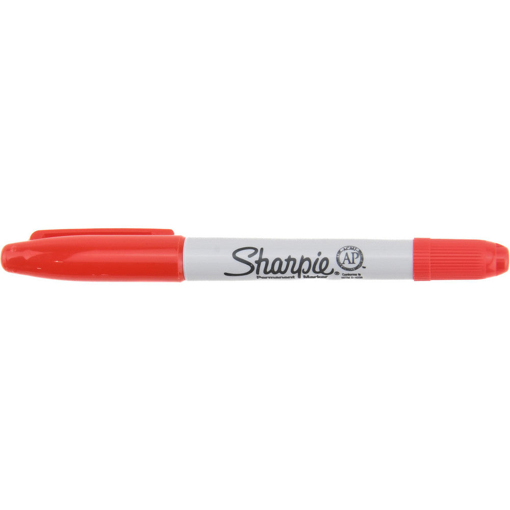 Sharpie 32002 Permanent Marker Red, Twin Tip Fine & Ultra Fine Point