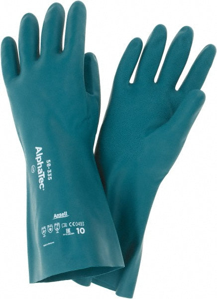 Ansell 284978 Series 58-335 Chemical Resistant Gloves  Size X-Large,  17.00 Thick,  Nitrile,  Nitrile,  Supported,