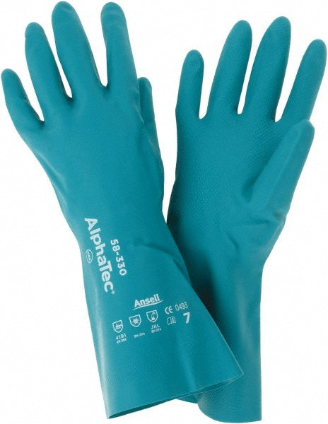 Ansell 284970 Series 58-330 Chemical Resistant Gloves  Size Small,  12.00 Thick,  Nitrile,  Nitrile,  Supported,