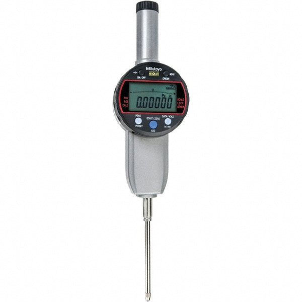 Mitutoyo 543-596B-10 LCD Electronic Drop Indicator 2" Max, 0.000250" Accuracy, Flat Back