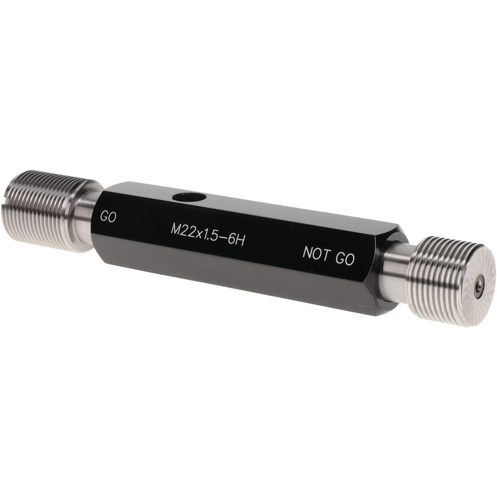 SPI 37-204-5 Plug Thread Gage M22x1.5 Thread, 6H Class, Double End, Go & No Go