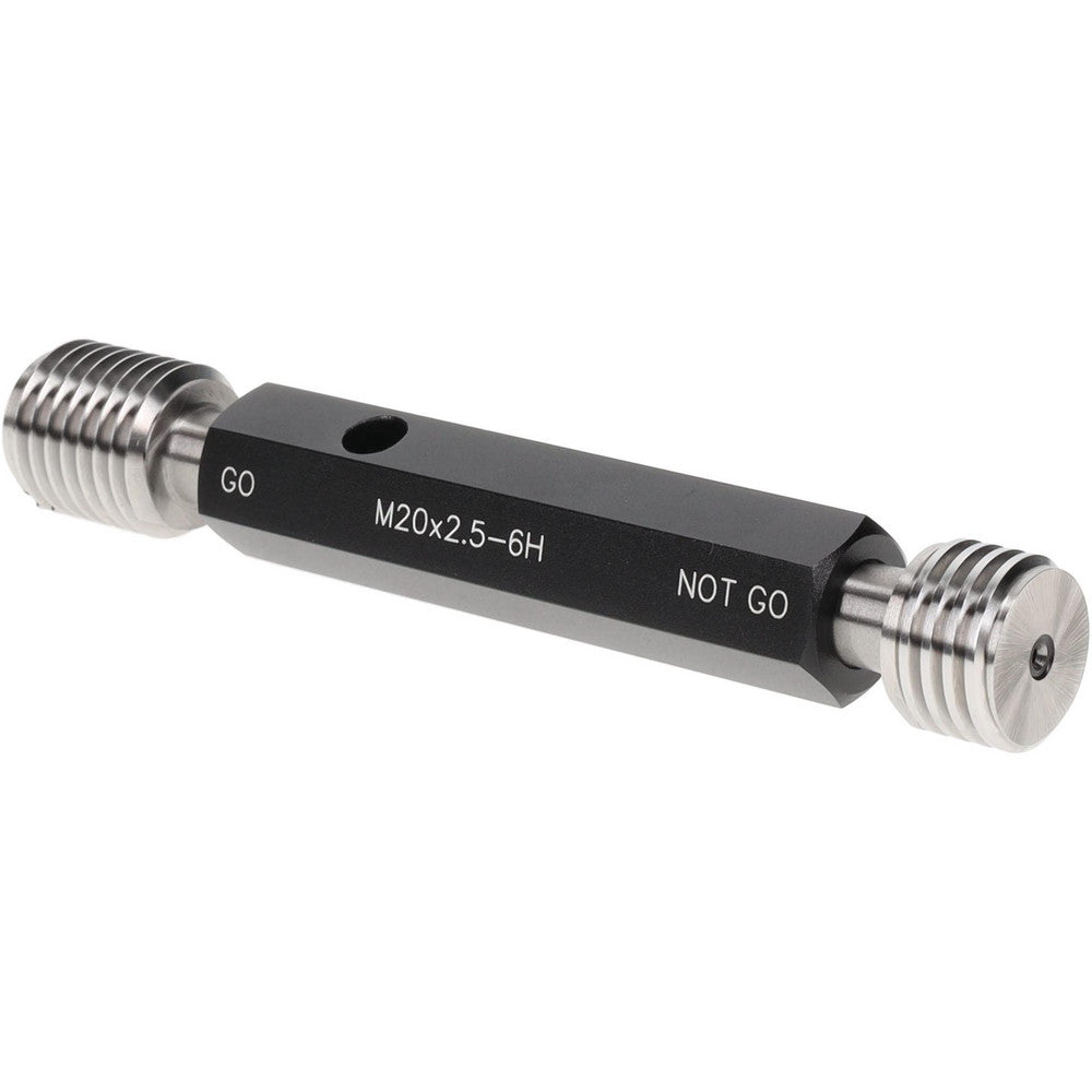 SPI 37-203-7 Plug Thread Gage M20x2.5 Thread, 6H Class, Double End, Go & No Go
