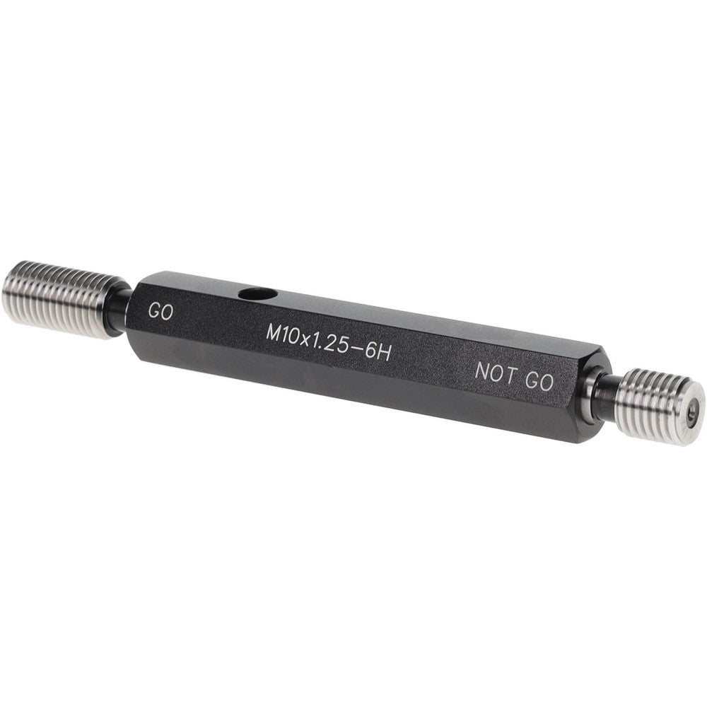 SPI 37-192-2 Plug Thread Gage M10x1.25 Thread, 6H Class, Double End, Go & No Go