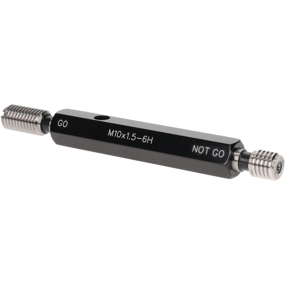 SPI 37-193-0 Plug Thread Gage M10x1.5 Thread, 6H Class, Double End, Go & No Go