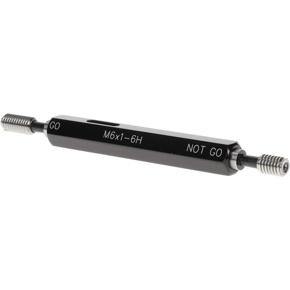 SPI 37-188-0 Plug Thread Gage M6x1 Thread, 6H Class, Double End, Go & No Go