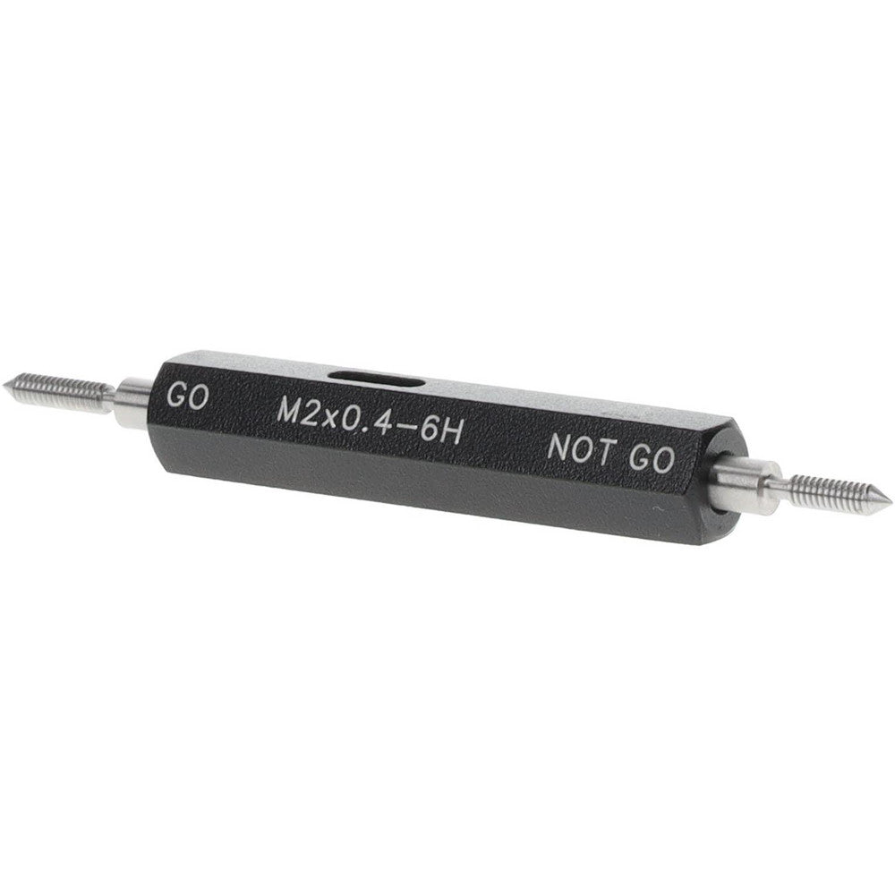 SPI 37-180-7 Plug Thread Gage M2x0.4 Thread, 6H Class, Double End, Go & No Go