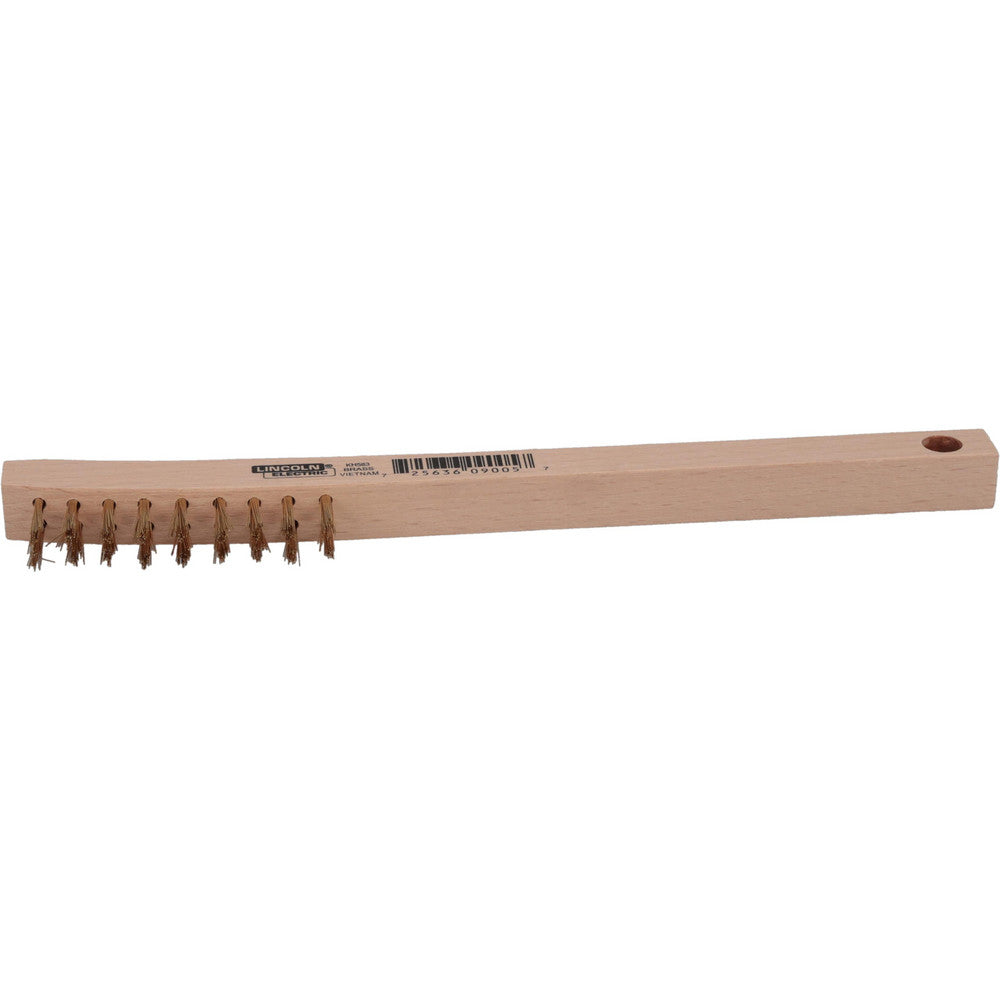 Lincoln Electric KH583 Wire Duster Brush,  2 Rows,  9 Columns,  Brass