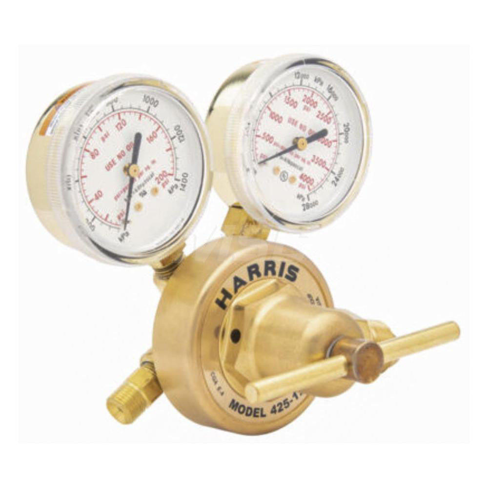 Lincoln Electric 3000773 Welding Regulators Gas Type Argon Helium Nitrogen C-25  CGA Inlet Connection 580  Inlet Connection Type 580
