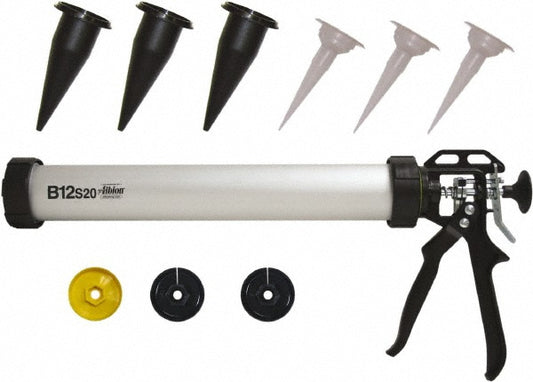 Albion Engineering B12S20 Full Barrel Manual Caulk & Adhesive Applicator 20 oz