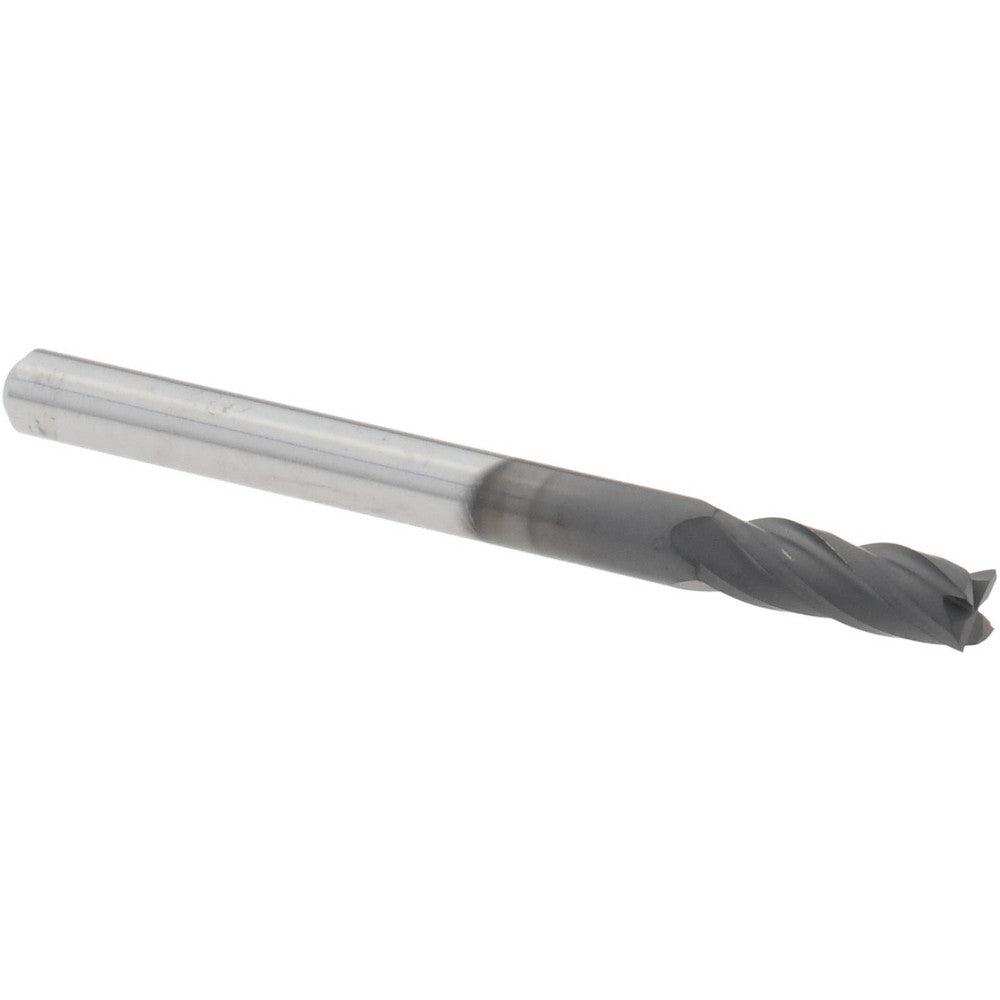 Harvey Tool 995808 Square End Mill 1/8" Dia, 3/8" LOC, 4 Flute, Solid Carbide