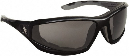 MCR Safety RP212AF Safety Glasses Anti-Fog, Polycarbonate, Gray Lenses, Full-Framed