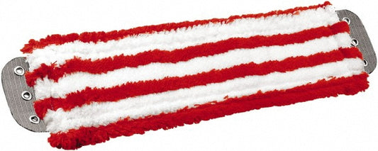 Unger MD40R Wet Mop Pad Quick Change, Medium, Red & White Mop, Microfiber