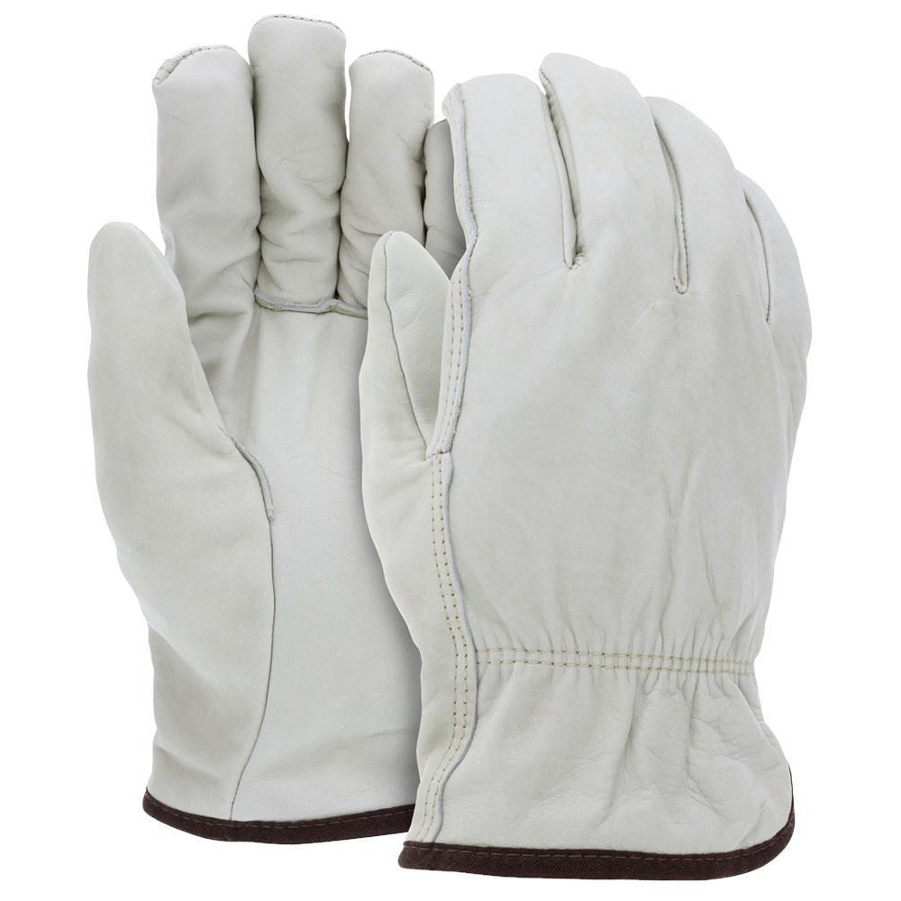MCR Safety 3255L Work Gloves Memphis® 3255, Size Large, Cowhide Leather Lined, Cowhide Leather, General Purpose