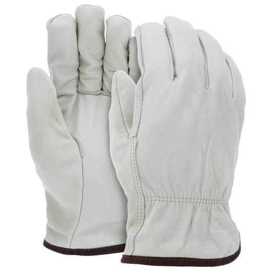 MCR Safety 3255L Work Gloves Memphis® 3255, Size Large, Cowhide Leather Lined, Cowhide Leather, General Purpose