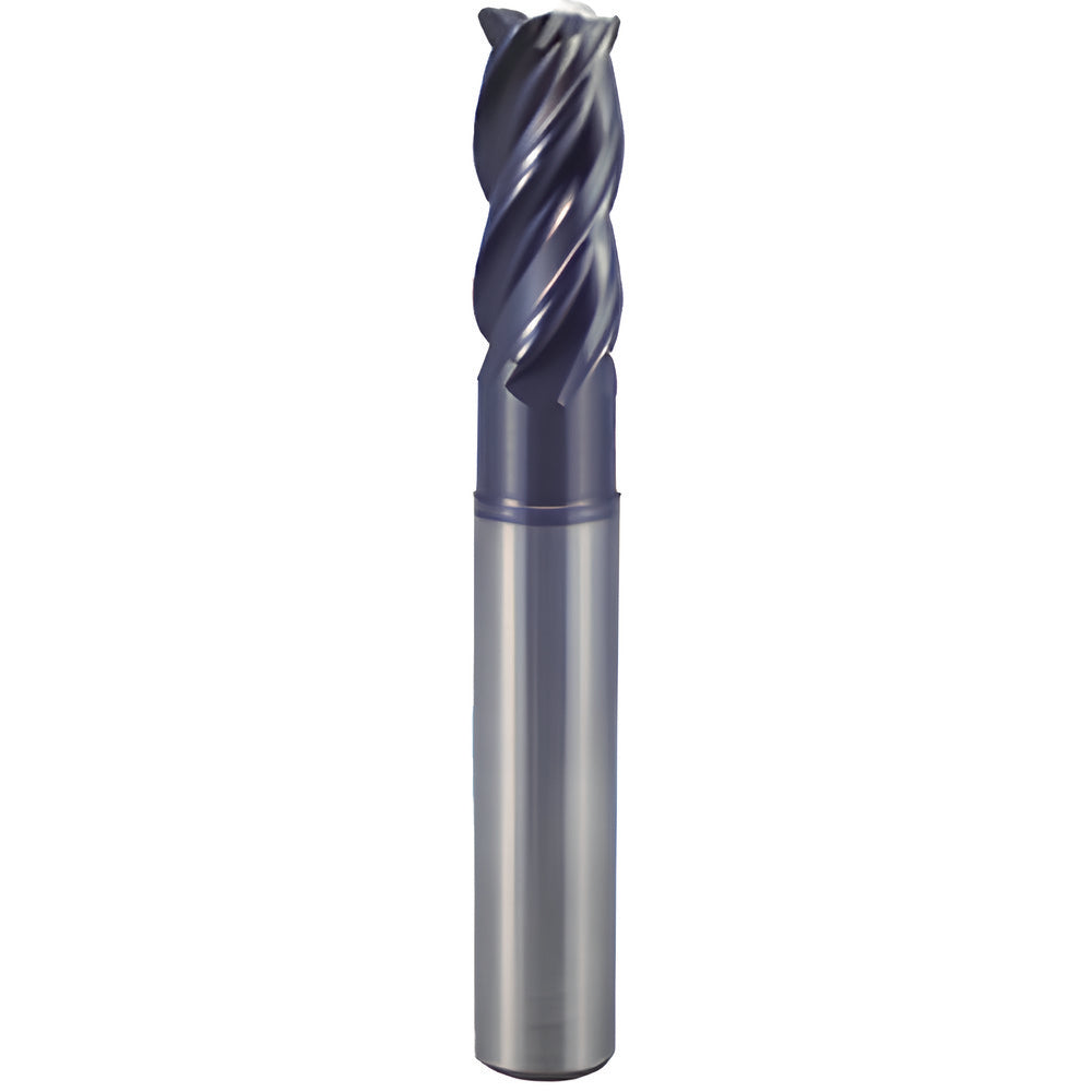 YG-1 UGMF74903 Corner Radius End Mill 3/8" Dia, 1/2" LOC, 0.0300" Radius, 4 Flute, Solid Carbide