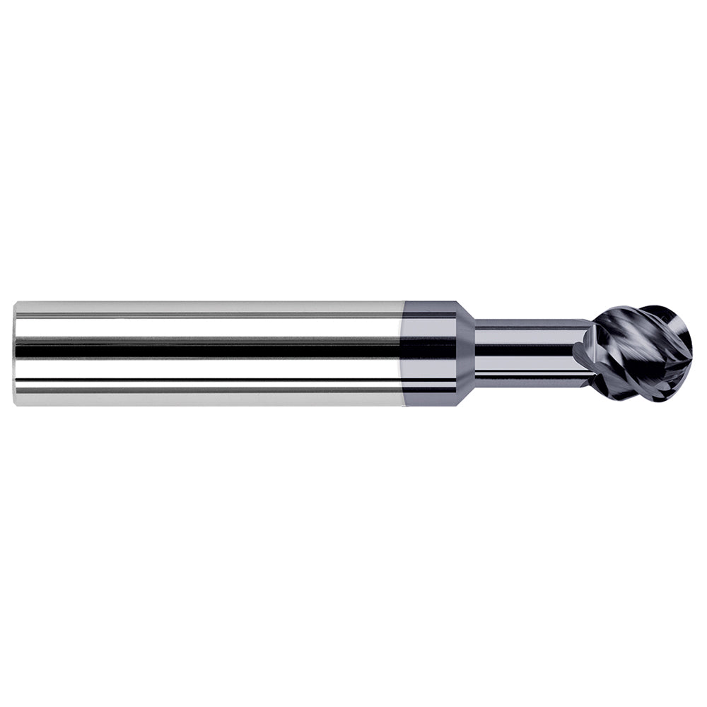 Harvey Tool 997112-C3 Undercutting End Mill 3/16" Dia, 4 Flute, 0.0937" Radius, Solid Carbide