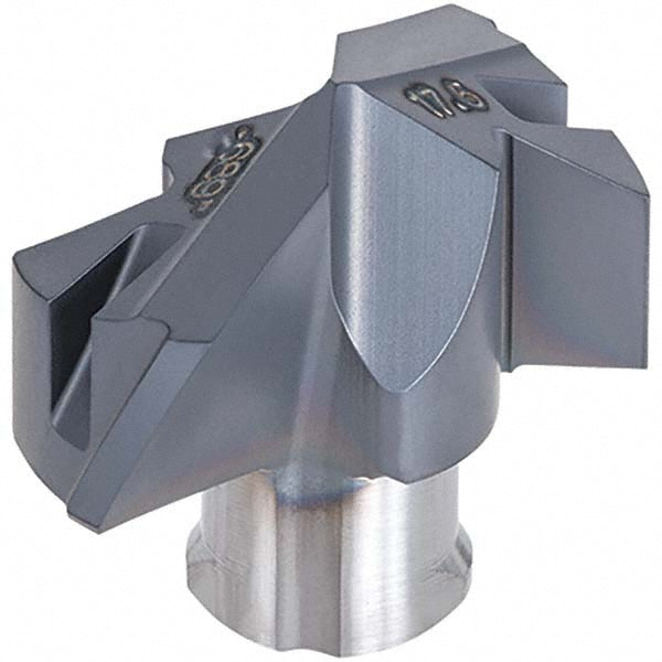 Tungaloy 6863015 Replaceable Drill Tips DMP100 AH725, 140 deg Point,  AH725