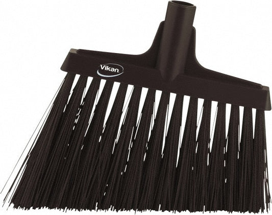 Vikan 29149 Broom, Angle Cut, 11.4" Extra stiff, Black