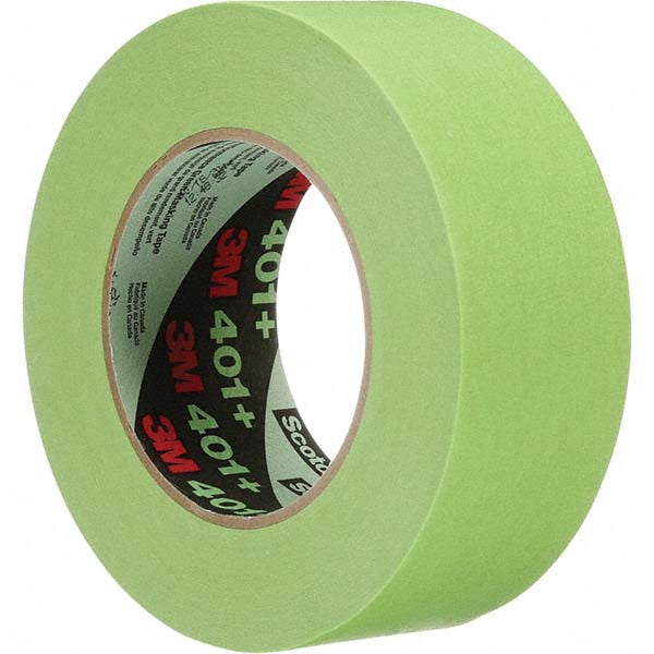 3M 7100077767 Masking Tape 144 mm Wide, 55 m Long, 6.7 mil Thick, Green