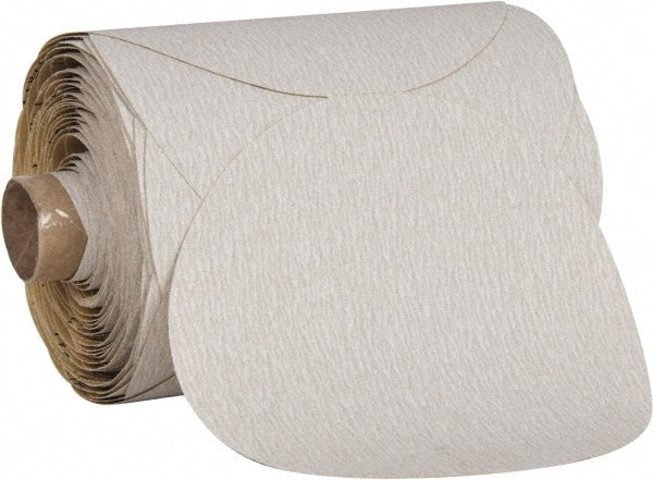 3M 7100067208 5" Dia PSA Disc Roll 180 Grit, Premium Ceramic Alumina