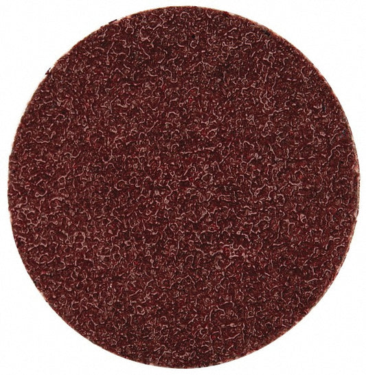 3M 7100076928 Quick-Change Disc 1" Disc Dia, 80 Grit, Ceramic, Coated