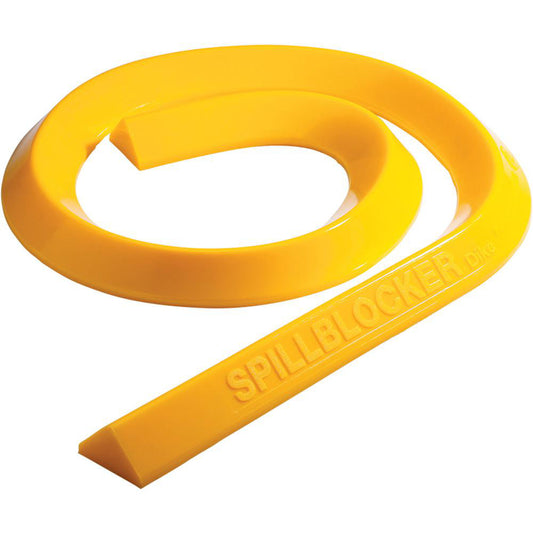 New Pig PLR204-YW Collapsible & Portable Spill-Containment Accessories Accessory Type Dike  Length (Inch) 10.00  Length (Feet) 10.00  Material Polyurethane  Width (Feet) 4  Height (Inch) 2.25in