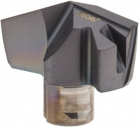 Iscar 5508449 Replaceable Drill Tips ICP0606 IC908, 0.6060" Dia, 15.39 mm Dia, 140 deg Point,  IC908