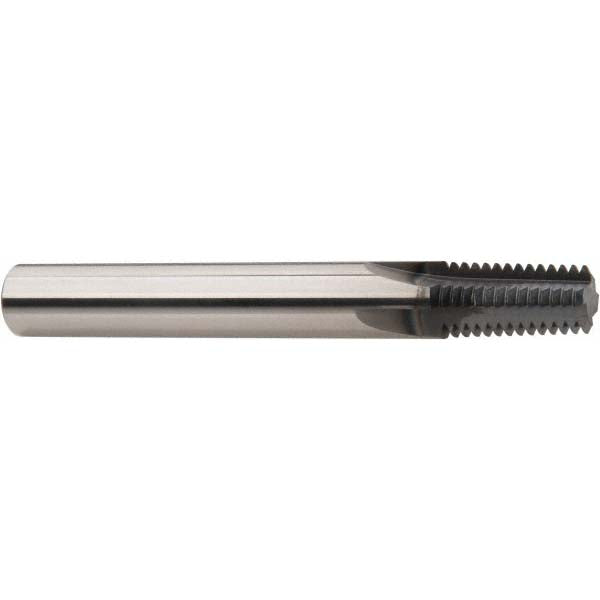 Seco 17004507 Straight Flute Thread Mill 3/8-18, External & Internal, 3 Flutes, 5/16" Shank Dia, Solid Carbide