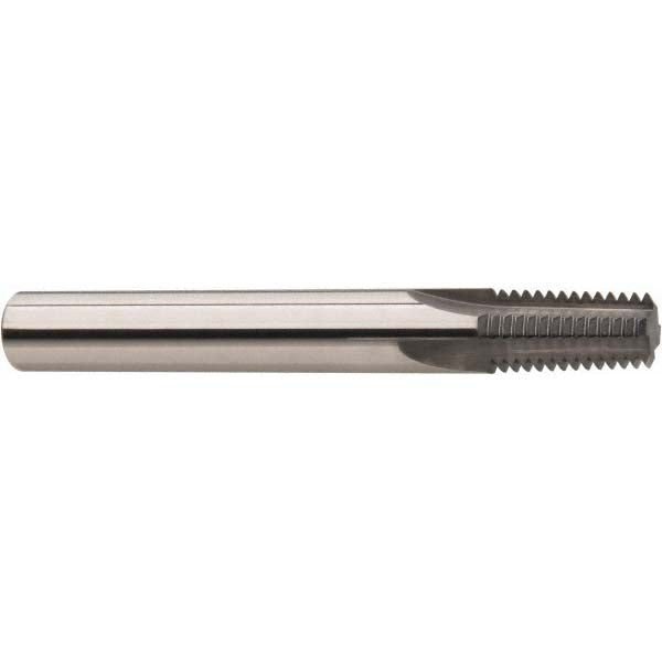 Seco 17004493 Straight Flute Thread Mill 1/2-14, External & Internal, 4 Flutes, 1/2" Shank Dia, Solid Carbide