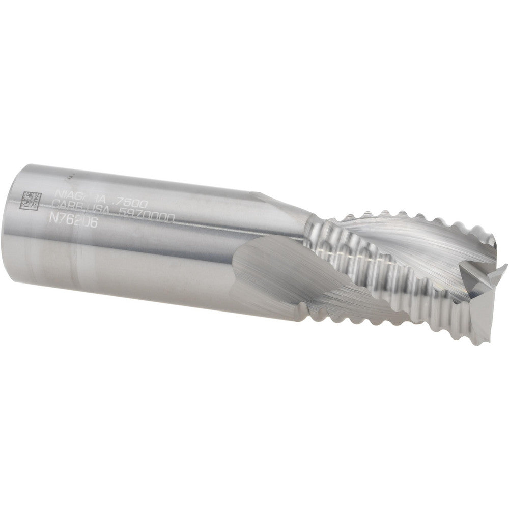 Seco 17004690 Roughing End Mill 3/4" Dia, 3 Flute, Coarse Pitch, Single End, Solid Carbide